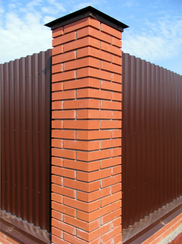 Brick Fence Installation in Worcester, MA