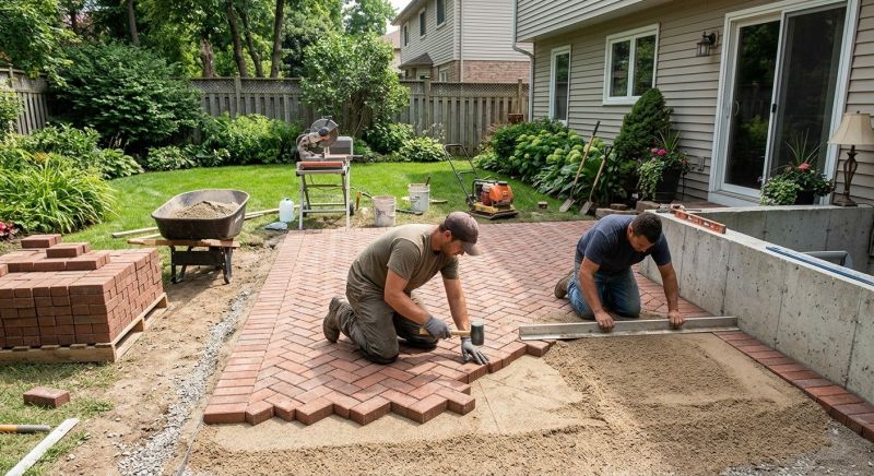 Brick Flooring Installation in West Hartford, CT