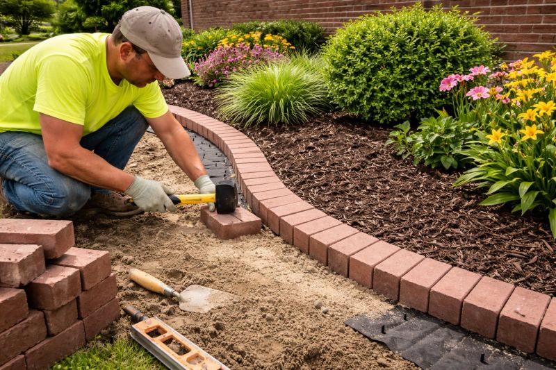 Brick Hardscape Installation in Danbury, CT