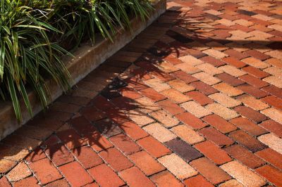 Brick Hardscape Installation in Providence, RI