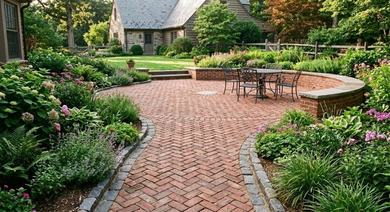 Brick Hardscaping Installation in Fairfield County, CT