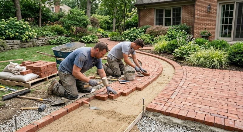 Brick Landscaping Service in Framingham, MA