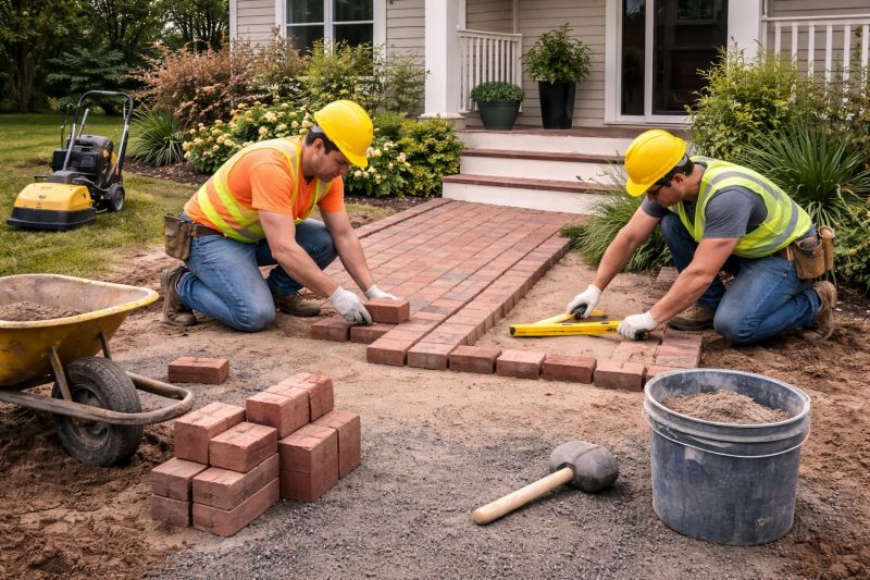 Brick Paving Installation in Fairfield County, CT