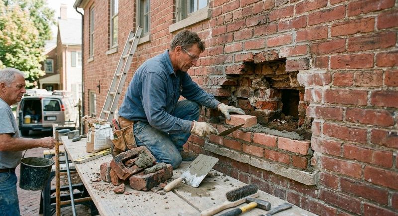 Brick Renovation in Boston, MA