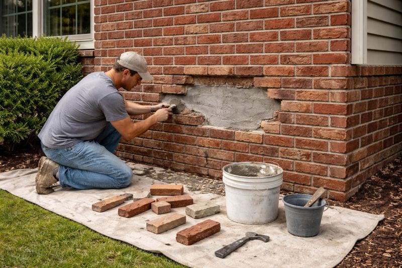 Brick Veneer Replacement in Napa, CA