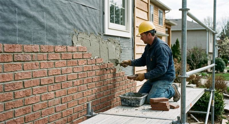 Brick Veneer Siding Installation in Santa Rosa, CA