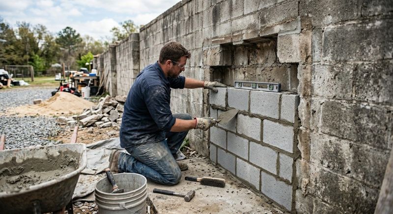 Cement Block Repair in Cleveland, OH