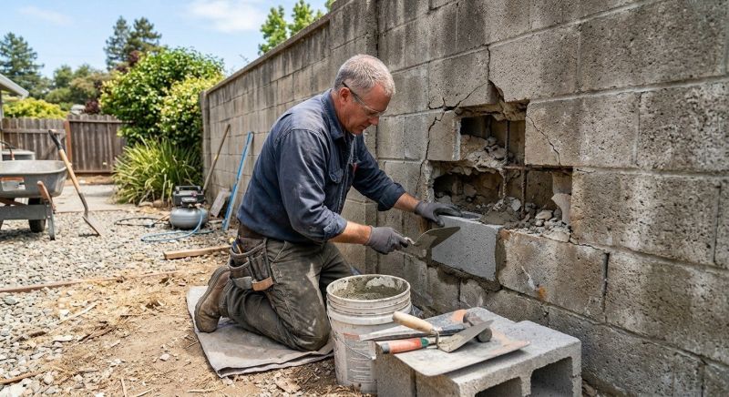 Concrete Block Repair in Cleveland, OH