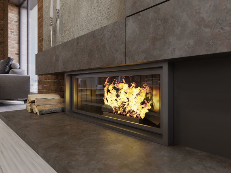 Design Styles For Brick And Stone Gas Fireplace Installations