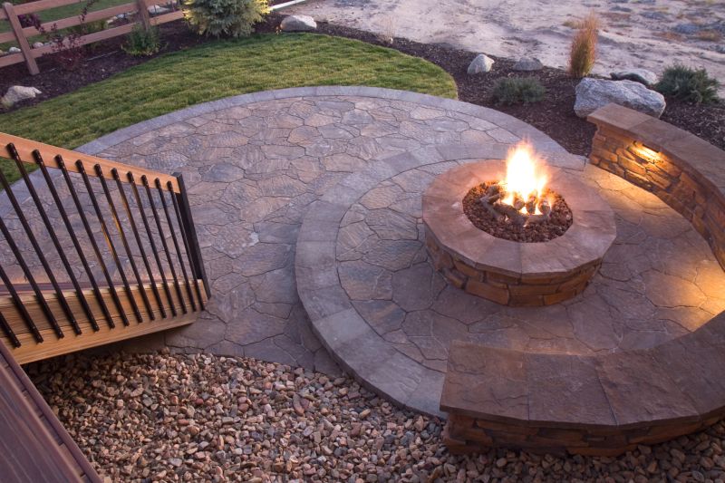 Completed Stone Fire Pit