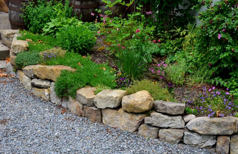 Stone Wall Hardscaping in Boston, MA